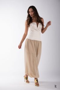 Pantalon Bombacho con Elastico en Tobillo